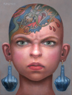 Boos, oliverf op paneel, 24x18cm SOLD